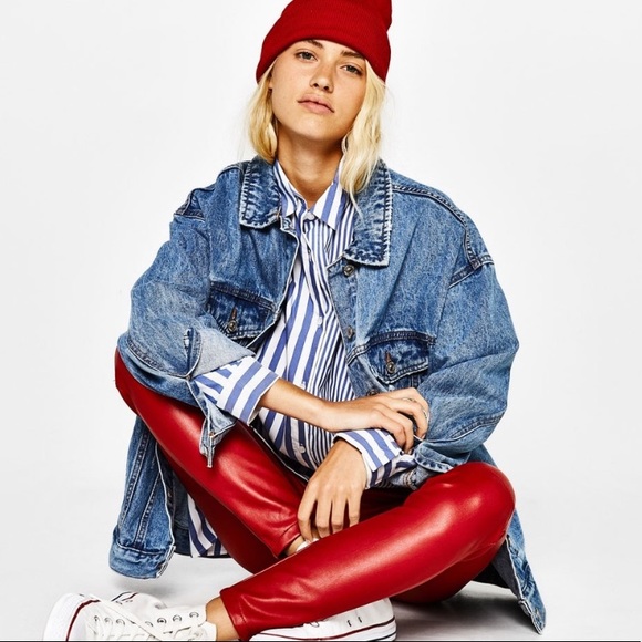 PERFECT Bershka Oversized Denim Jacket - Picture 3 of 7